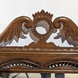 Breton openwork walnut mirror