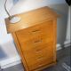 Pretty chest of drawers dressers foot compass gilded oak