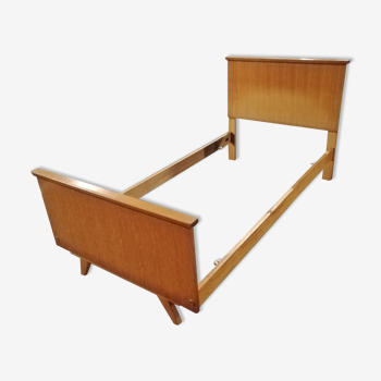 Vintage wooden bed 1 person