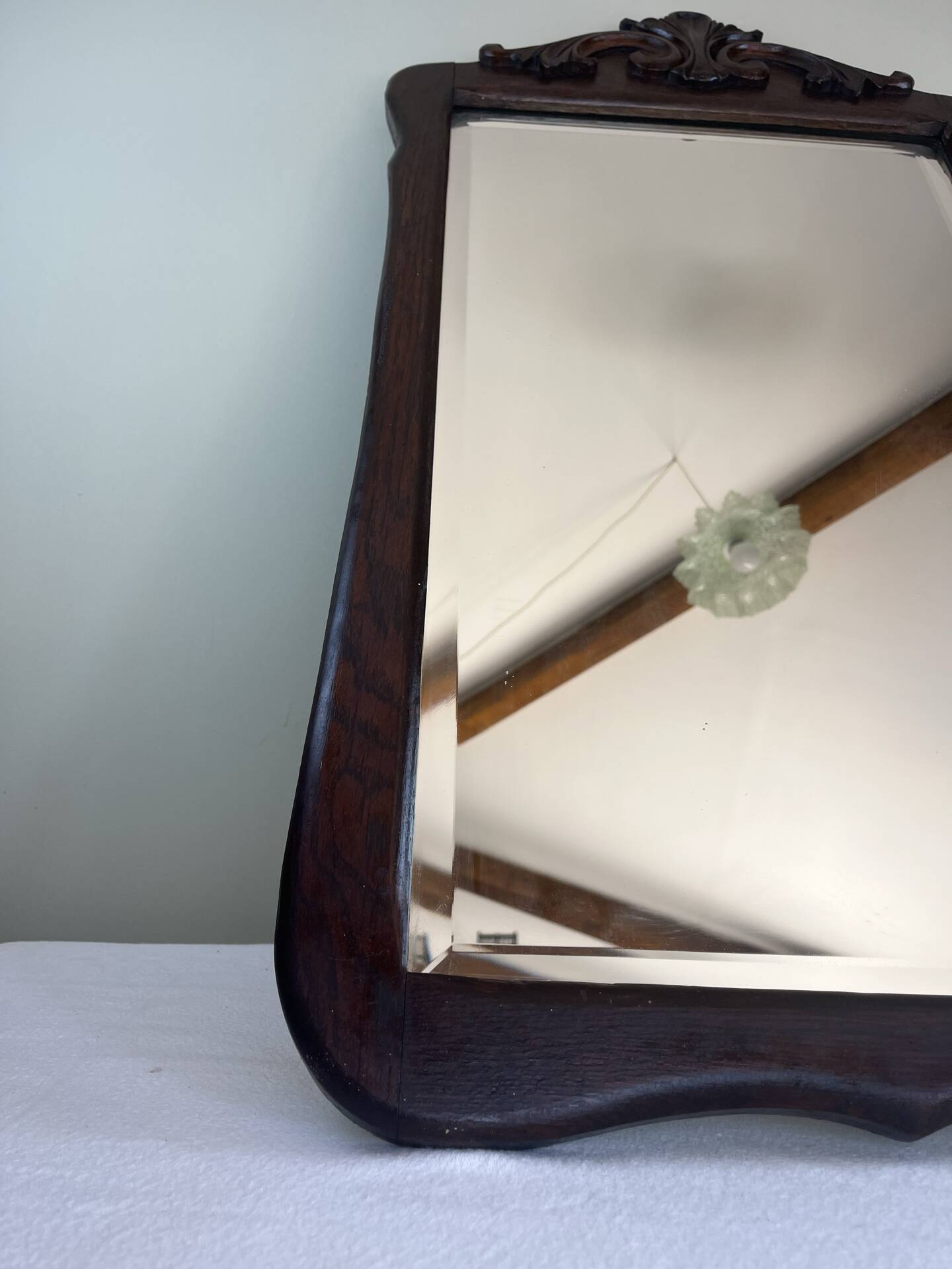 Walnut mirror Napoleon III