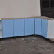 Two-tone formica sideboard