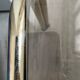 Pull-out tables in vintage smoked glass
