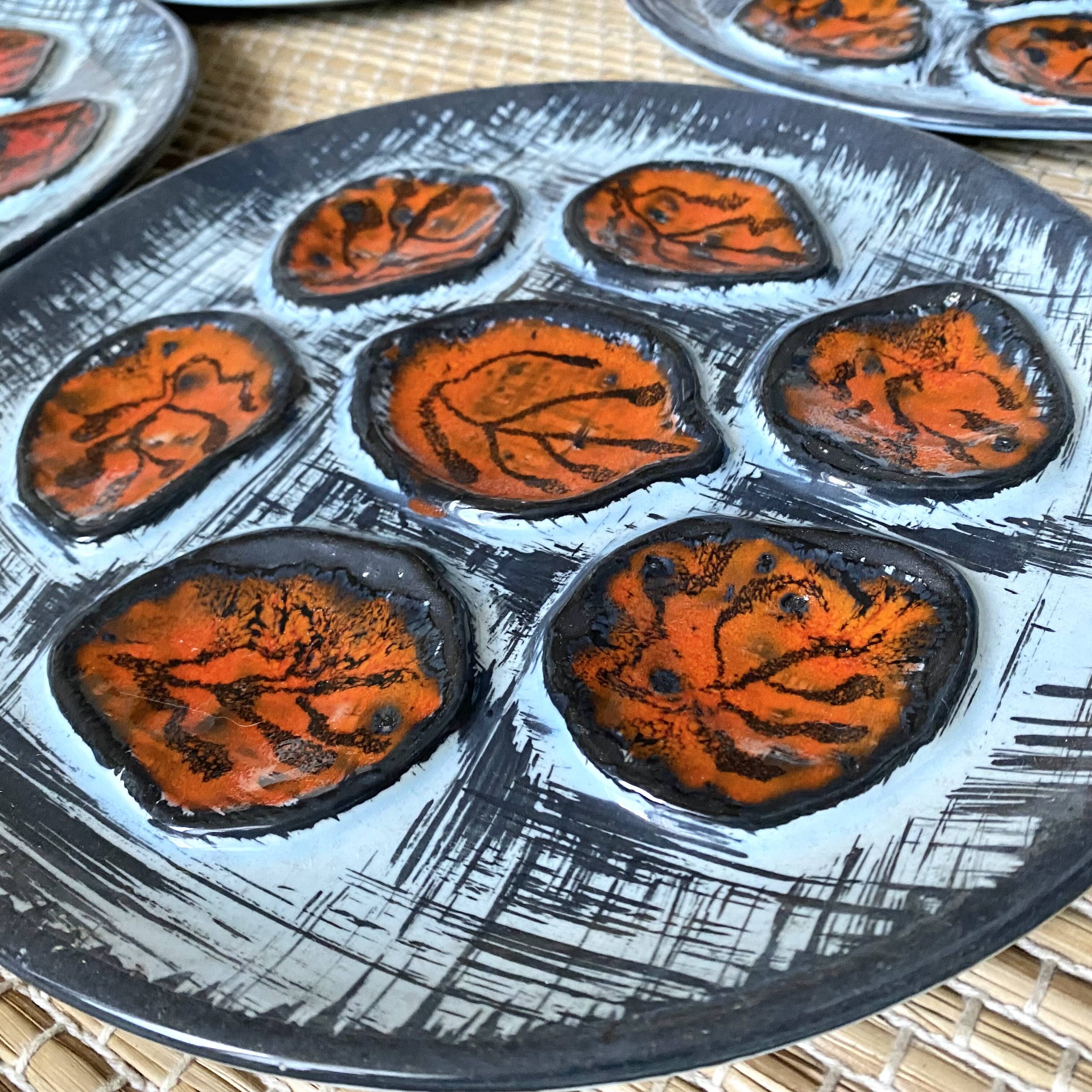 Vintage MBFA Pornic oyster service, 1960