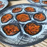 Vintage MBFA Pornic oyster service, 1960