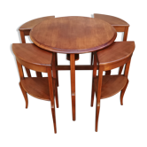 Round pull out tables