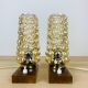 Paire de lampes chevets par Helena Tynell bubble pour Limburg
