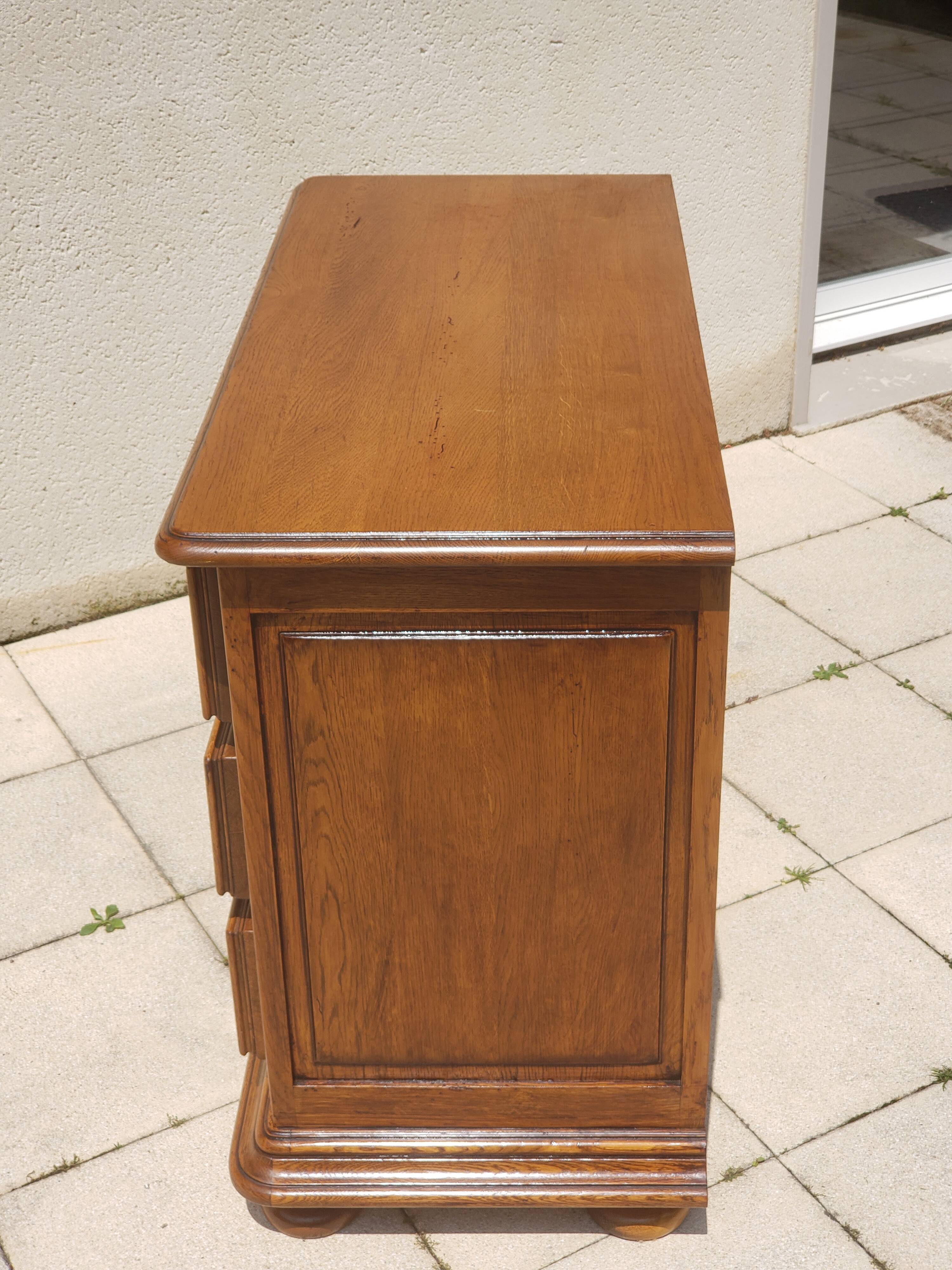 3-drawer chest of drawers in solid wood