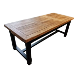 Solid oak farmhouse table