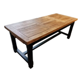 Solid oak farmhouse table