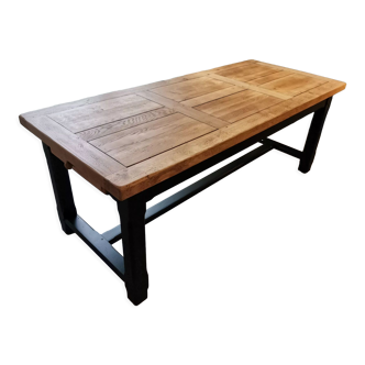 Solid oak farmhouse table