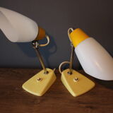 Set of two table lamp/Kamenický Šenov, 1960´s.