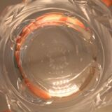 Suite of 3 orangeade cut Crystal glasses SEVRES