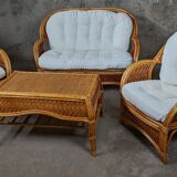 Rattan living room