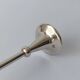 Silver metal designer candlestick