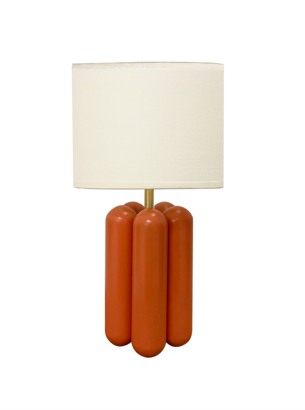 Lampe Charlotte corail coton Cosin Paris