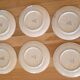 6 vintage dessert plates