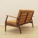 Danish oak sofa with leather upholstery, 1960s