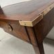 Louis XVI flat desk in mahogany veneer and rosewood, 18th century.