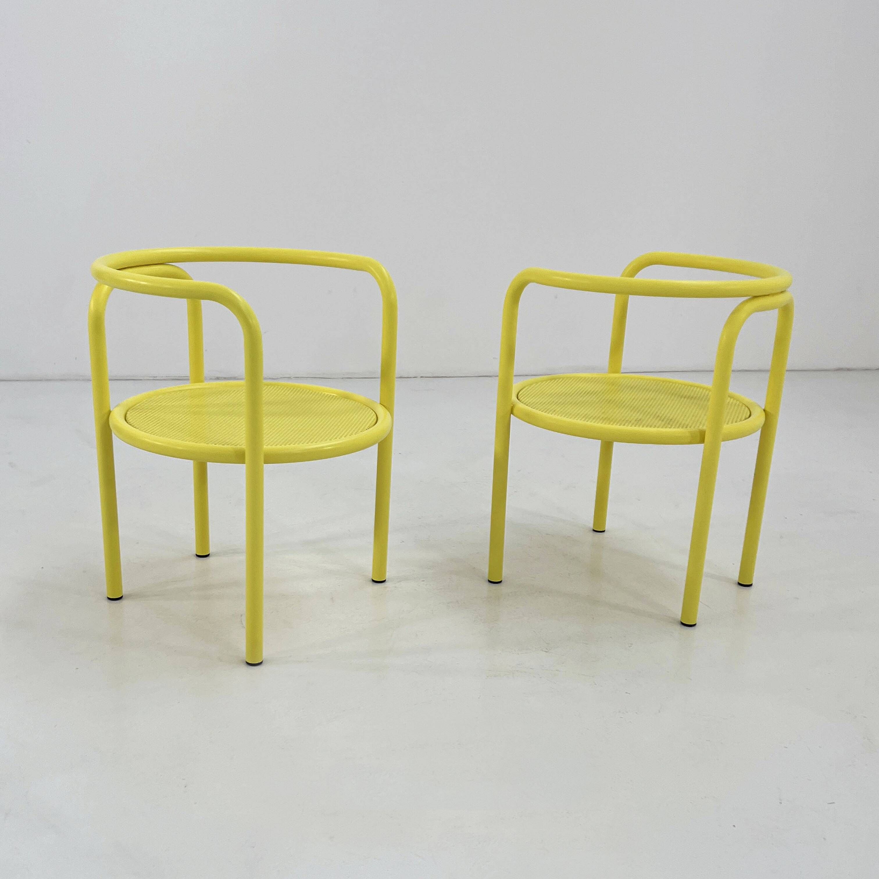 Set of 4 Locus Solus chairs by Gae Aulenti for Poltronova, 1960