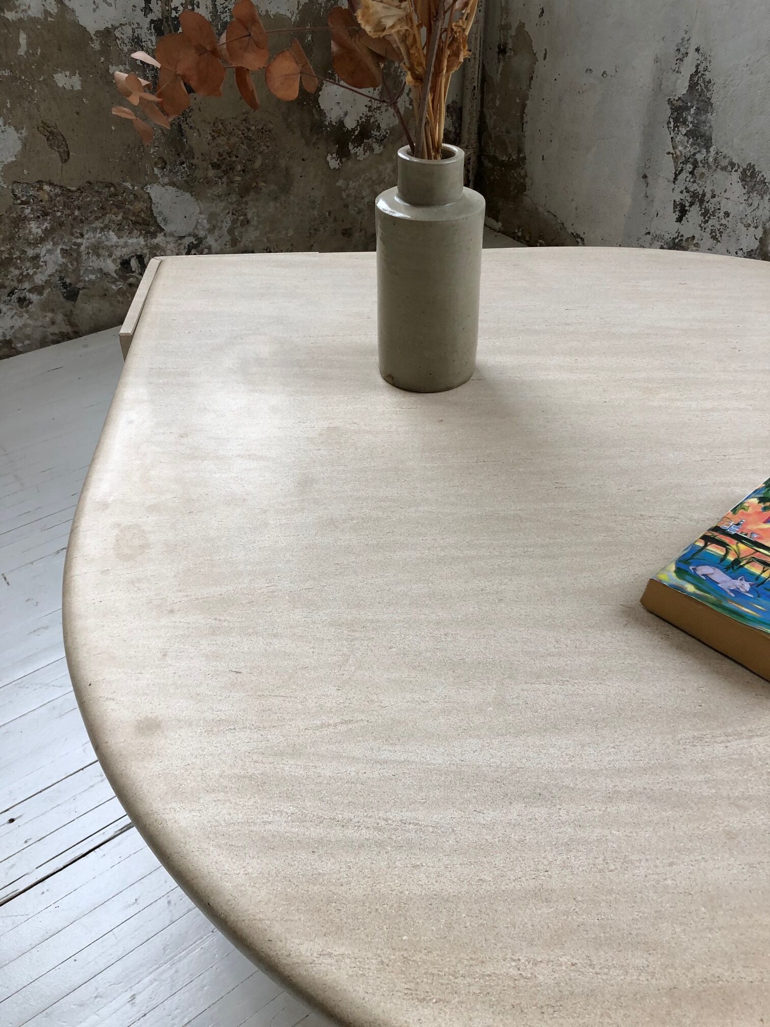 Stone eye coffee table