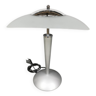 Lampe de bureau Champignon UNILUX vintage Design 90's . interrupteur Tactile
