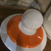 Cafetière vintage Winterling Bavaria – Décor floral seventies