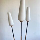 Vintage opaline tripod floor lamp