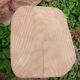 Antique stool in raw wood