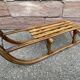 old sled sleigh Alsace Christmas decoration