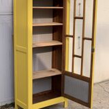 Glass-glazed Parisian wardrobe 1950