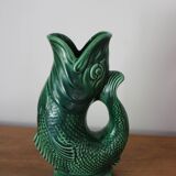 Zoomorphic pitcher in ceramic fish
