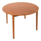 Table en teck du milieu du siècle avec rallonges cachées, Danemark, années 1960