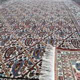 Ancient Persian carpet Ghoum pattern Boteh