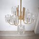 Lustre en Verre Cristal de Peill & Putzler, 1970s