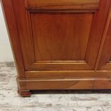 Louis Philippe bookcase in walnut
