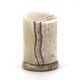 Vintage pale green natural onyx table lamp, 1970s.