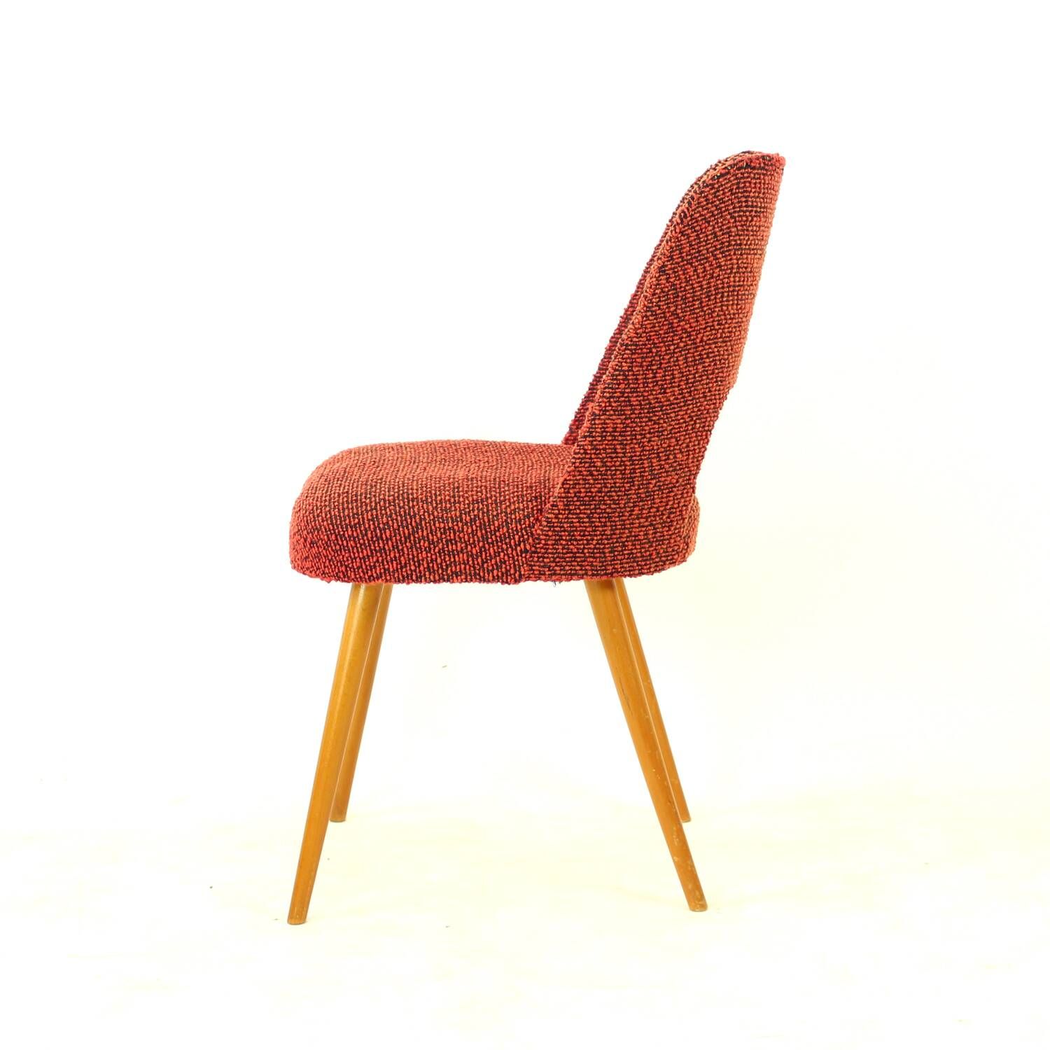 Vintage Dining Chairs By Oswald Heardtl For Ton, Czechoslovakia 1960s, Set