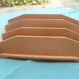 Porte courrier ancien en bois