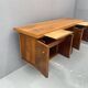 Bureau en noyer du milieu du siècle, années 1970, Tchécoslovaquie