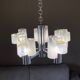 MAZZEGA Sputnik chandelier. 1970. Murano glass.