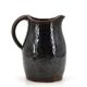 Black stoneware pitcher by Jean Talbot, La Borne ceramics from the 1940s.