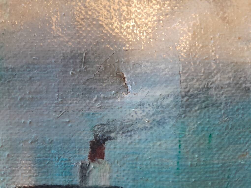 Painting of a Breton Hamlet