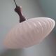 Suspension opaline années 50