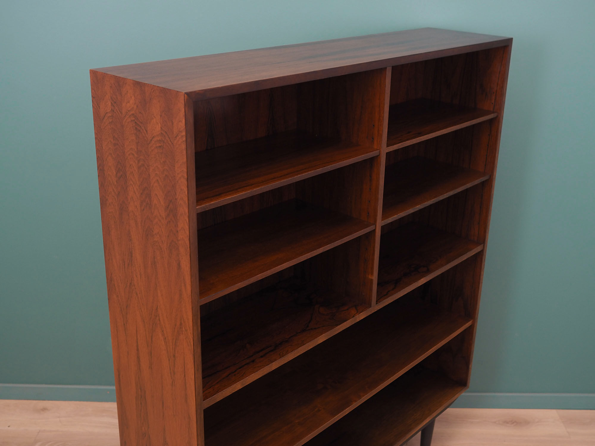 Rosewood bookcase, Danish design, 1960s, manufactured by Omann Jun