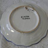 Assiette décorative en faïence décor fleuri de Talavera