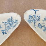 Set of two raviers or old iron soap dish