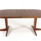 Round 3x extendable dining table 'Hampen' - danish teak mid century modern