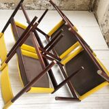 Rosewood leather chairs by Arne Vodder for Sibast
