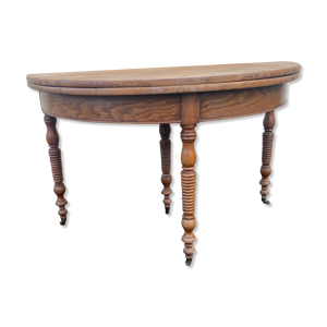 table demi lune