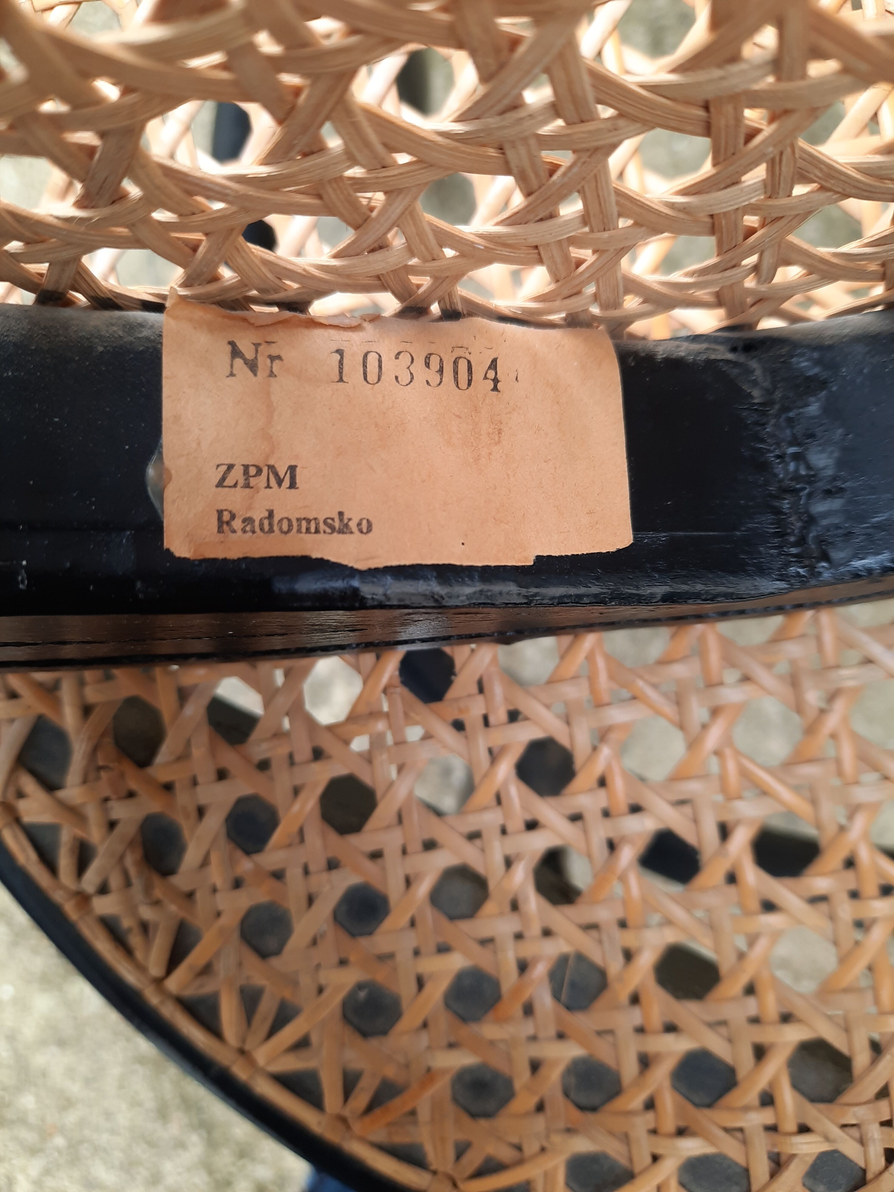 Lot de 4 chaises style Thonet